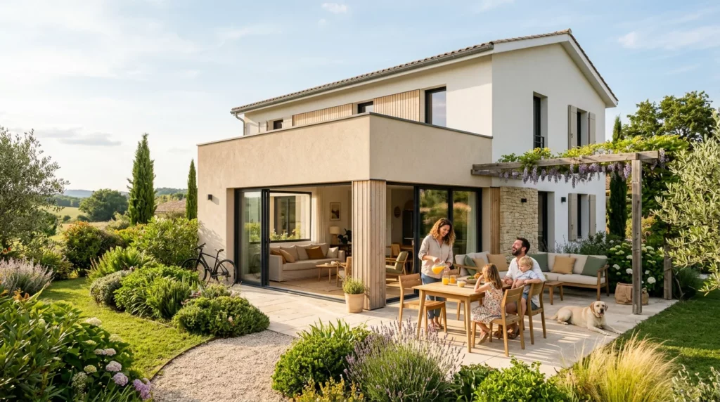 Maison individuelle neuve contemporaine près de Figeac dans le Lot