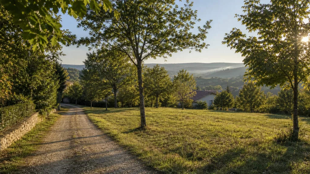 Parcelle constructible arborée près de Cahors
