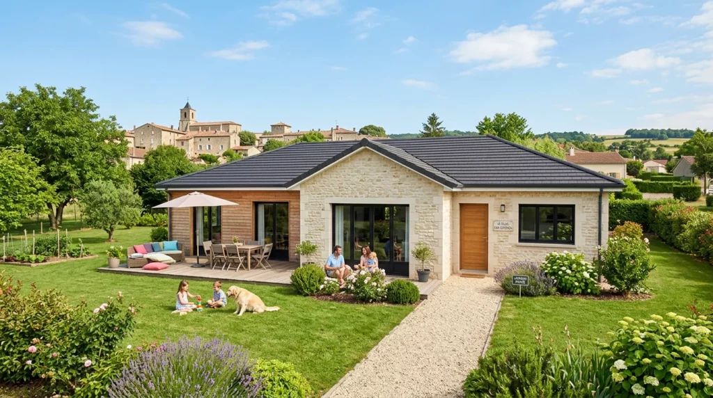 Maison neuve avec grand jardin près de Brive-la-Gaillarde