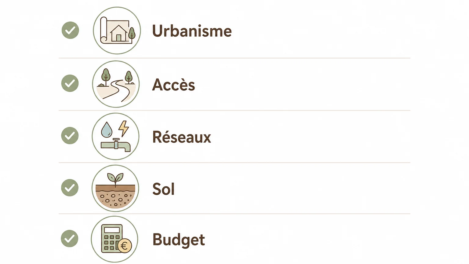 Checklist des vérifications avant l’achat d’un terrain à Sarlat