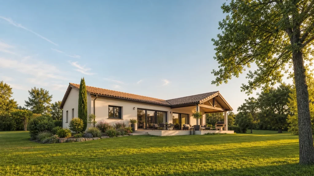 Maison individuelle avec terrain arboré près de Bergerac