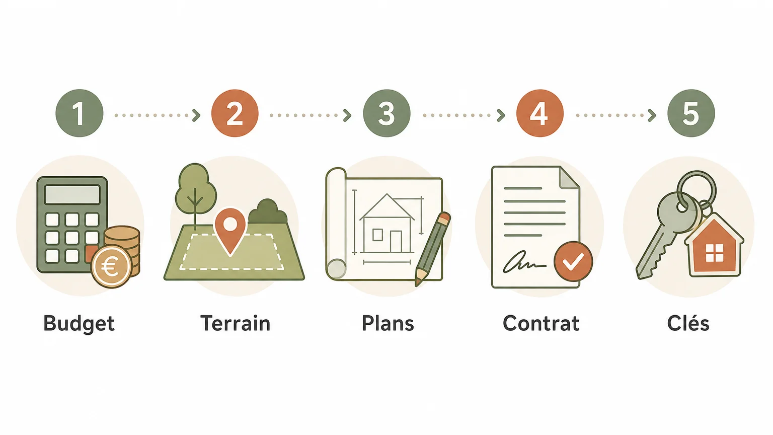 Checklist des étapes pour construire une maison avec terrain à Bergerac