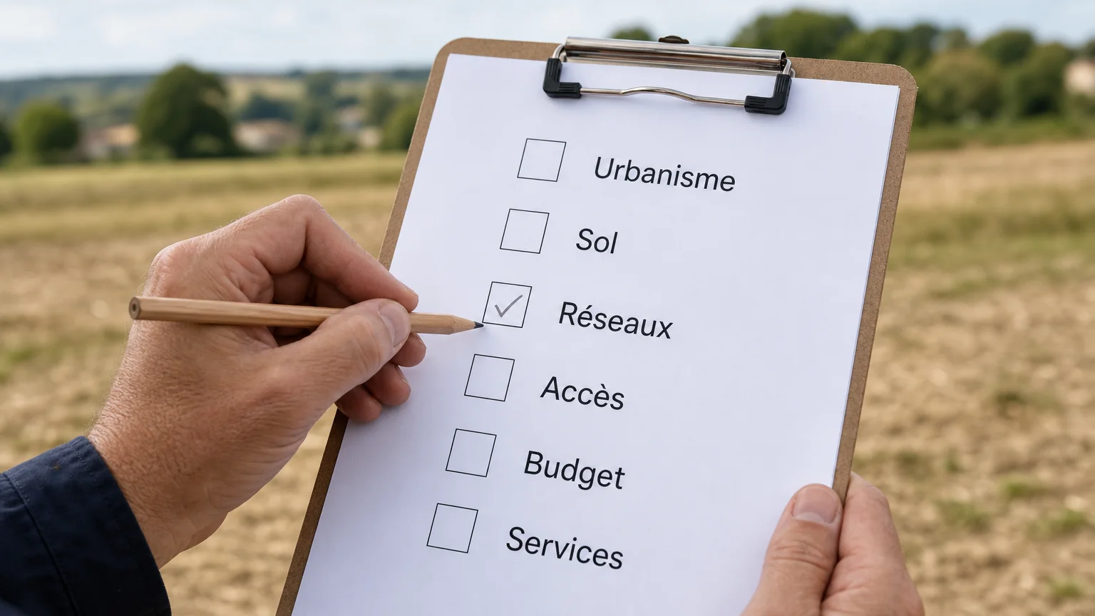 Liste de vérifications pour choisir un terrain à bâtir